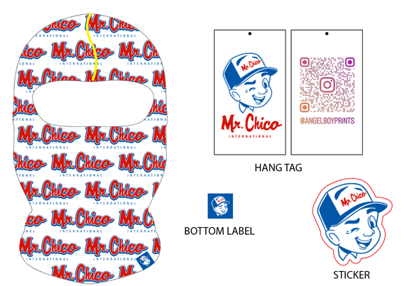 30 Pieces All Over Printed Customized Skimask